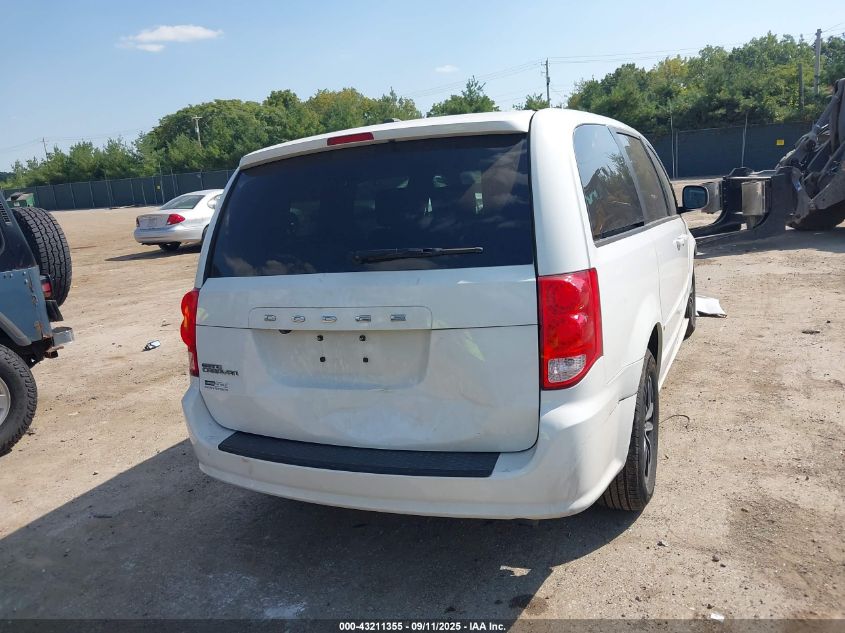 2017 Dodge Grand Caravan Se Plus VIN: 2C4RDGBG0HR834575 Lot: 43211355