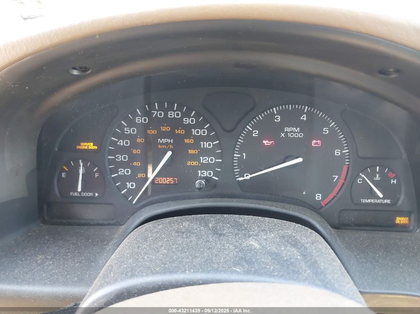 2000 Saturn Lw2 VIN: 1G8JW82R7YY681469 Lot: 43211439