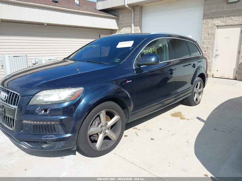Vin: wa1dgafe6bd008163, lot: 43706080, audi q7 3.0t s line prestige 20112