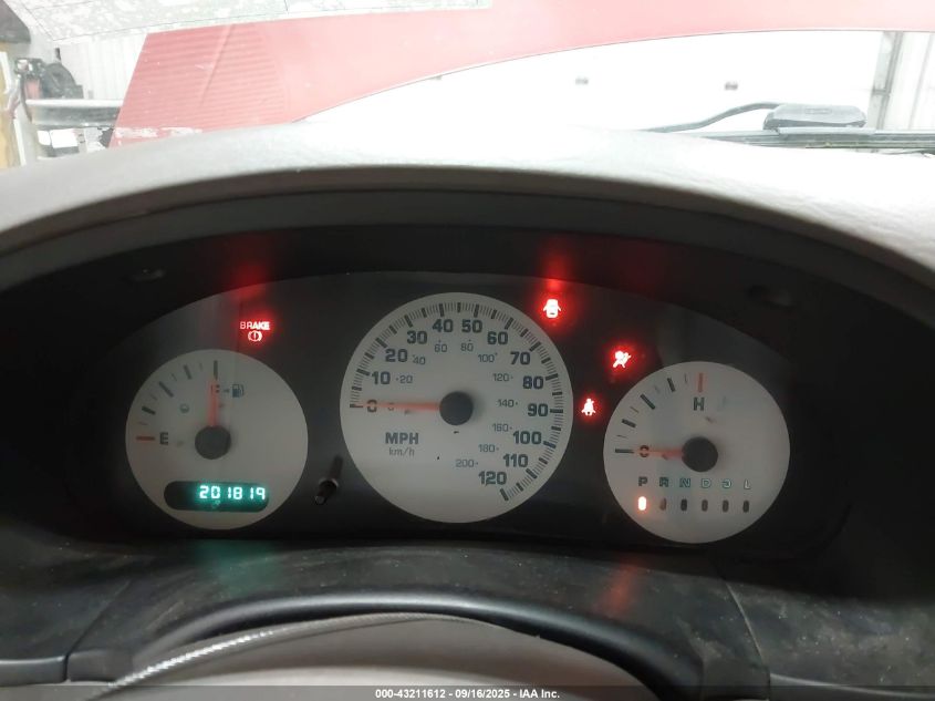 2003 Dodge Caravan Se VIN: 1D8GP25383B135567 Lot: 43211612