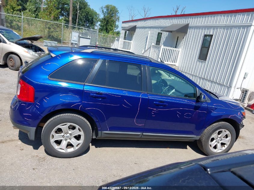 2013 Ford Edge Sel VIN: 2FMDK3JC0DBA30346 Lot: 43211667