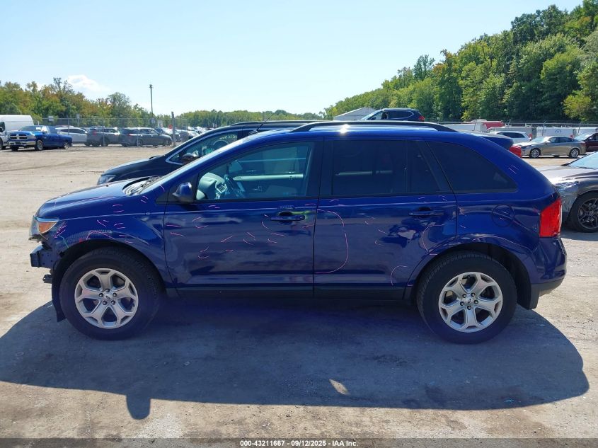 2013 Ford Edge Sel VIN: 2FMDK3JC0DBA30346 Lot: 43211667