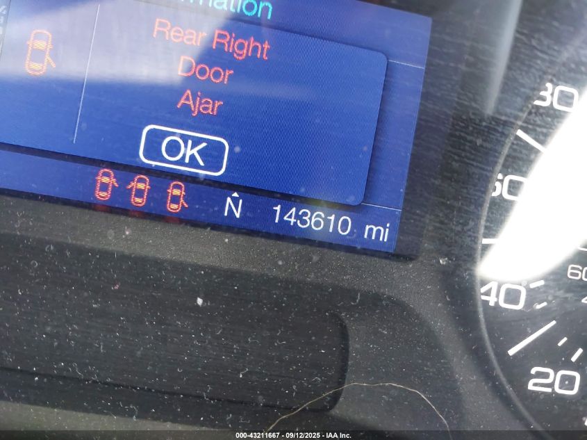 2013 Ford Edge Sel VIN: 2FMDK3JC0DBA30346 Lot: 43211667