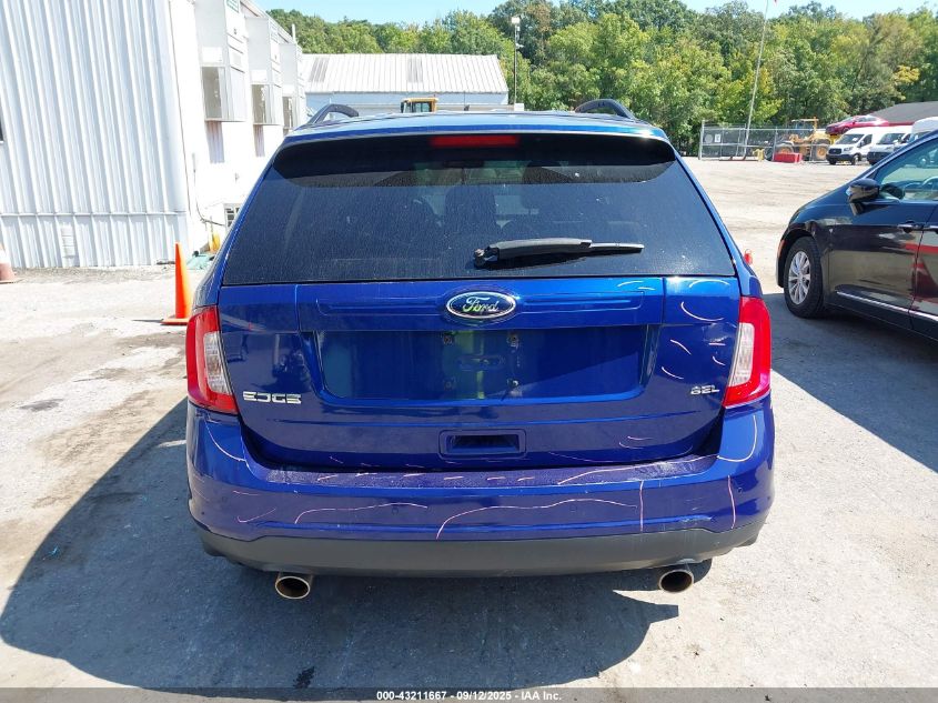 2013 Ford Edge Sel VIN: 2FMDK3JC0DBA30346 Lot: 43211667