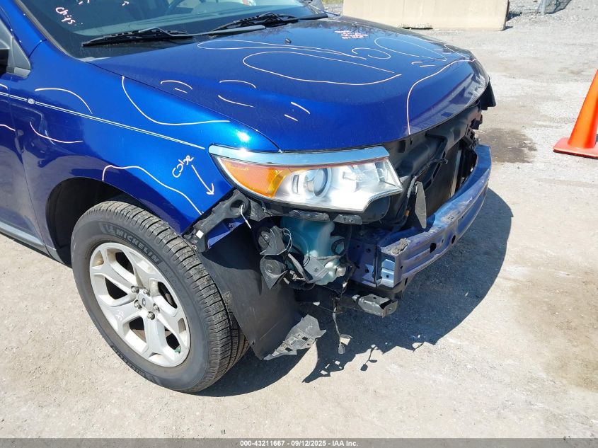 2013 Ford Edge Sel VIN: 2FMDK3JC0DBA30346 Lot: 43211667