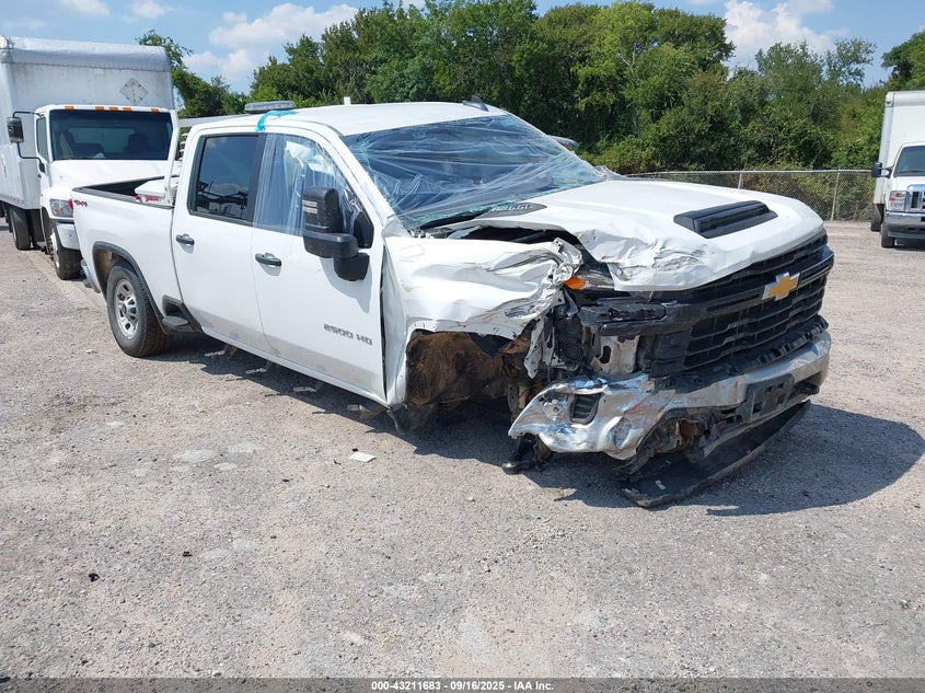 Vin: 2gc1kle77s1176606, lot: 43706177, chevrolet silverado 2500hd 4wd  standard bed work truck 20251