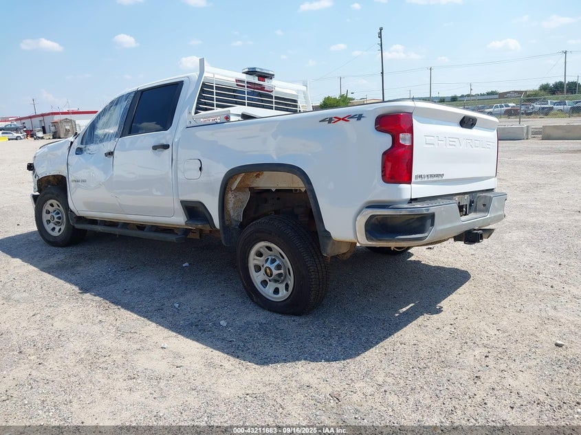 Vin: 2gc1kle77s1176606, lot: 43706177, chevrolet silverado 2500hd 4wd  standard bed work truck 20253