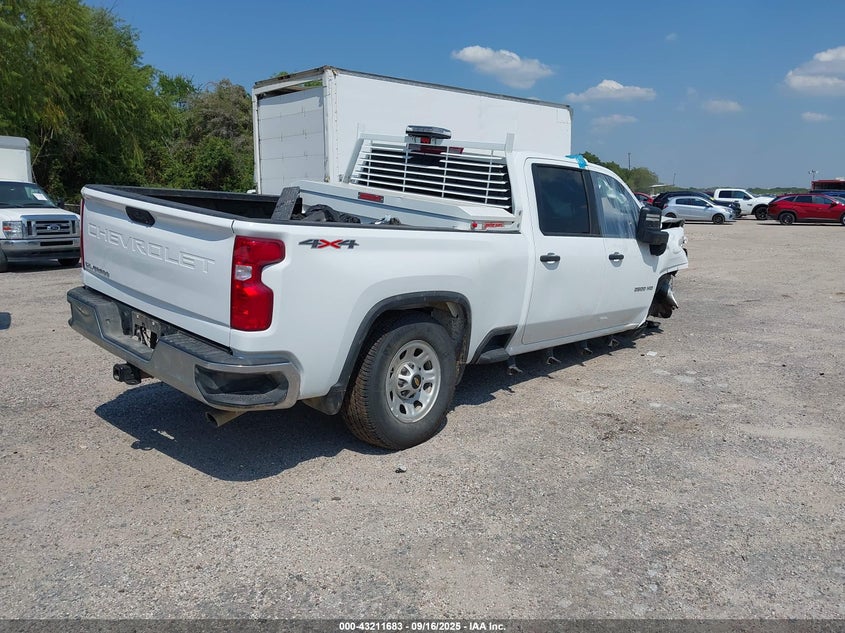 Vin: 2gc1kle77s1176606, lot: 43706177, chevrolet silverado 2500hd 4wd  standard bed work truck 20254