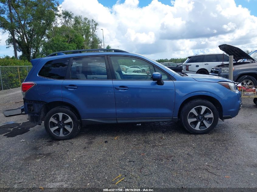 2018 Subaru Forester 2.5I Premium VIN: JF2SJADC2JH574488 Lot: 43211708