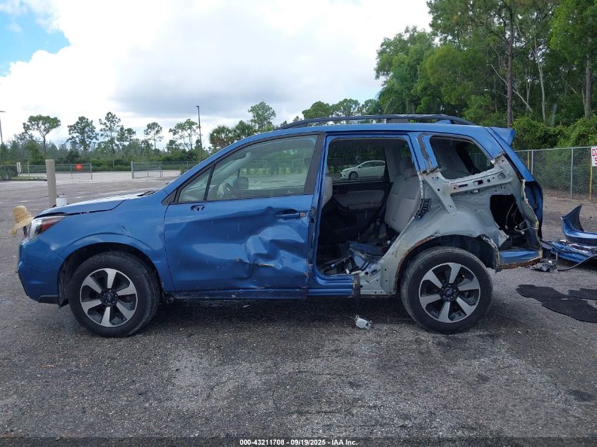 2018 Subaru Forester 2.5I Premium VIN: JF2SJADC2JH574488 Lot: 43211708