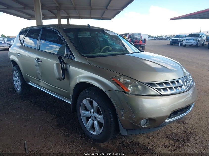 JN8AZ08W56W507599 2006 Nissan Murano Sl auction photo 1