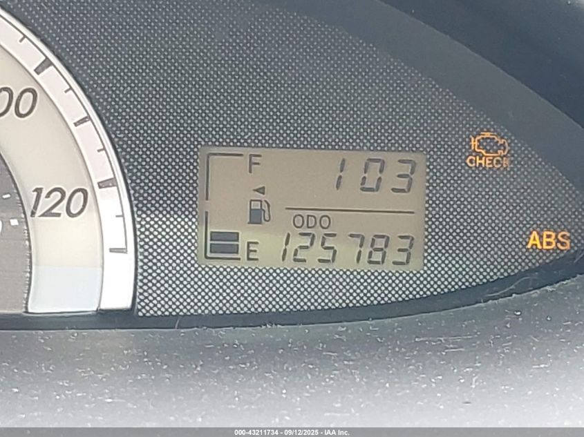 2008 Toyota Yaris VIN: JTDBT923881198215 Lot: 43211734