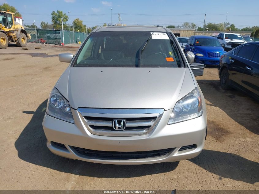 2007 Honda Odyssey Ex-L VIN: 5FNRL38767B407706 Lot: 43211778