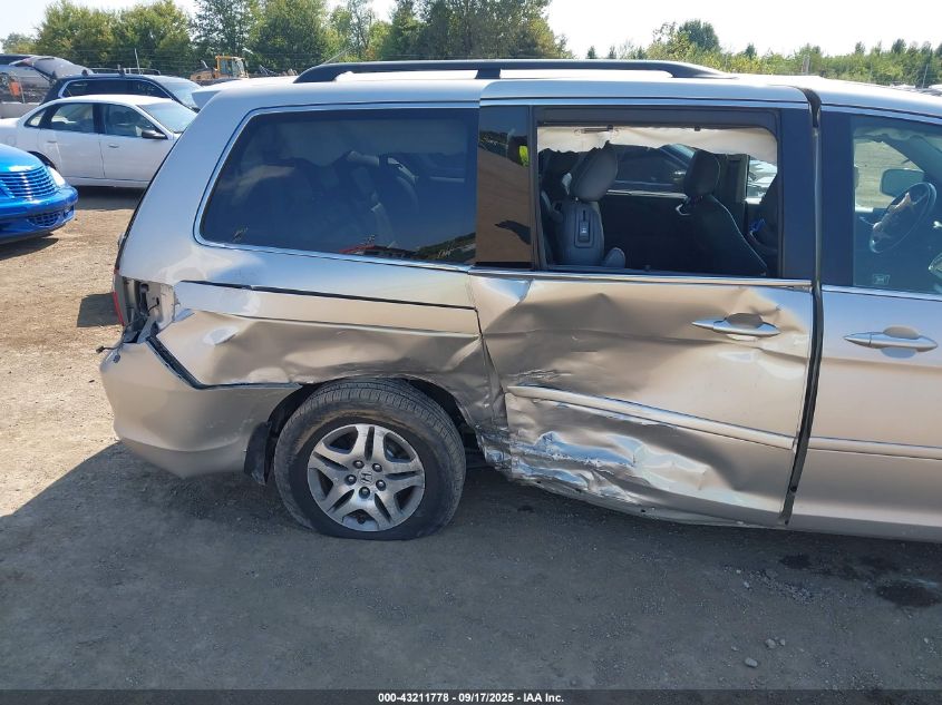 2007 Honda Odyssey Ex-L VIN: 5FNRL38767B407706 Lot: 43211778