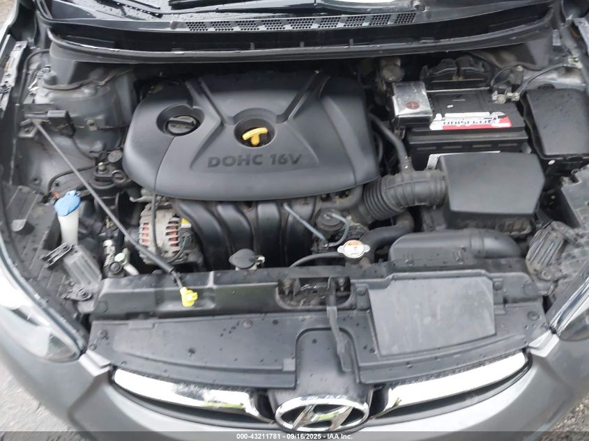 2013 Hyundai Elantra Limited VIN: 5NPDH4AE3DH239708 Lot: 43211781