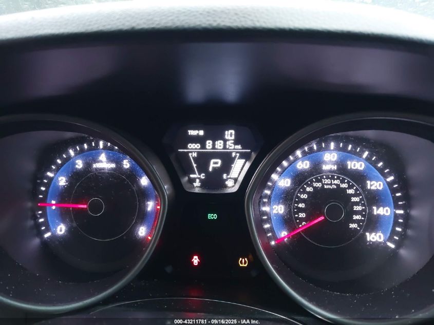 2013 Hyundai Elantra Limited VIN: 5NPDH4AE3DH239708 Lot: 43211781