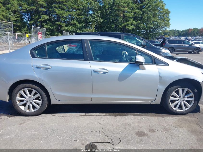 2012 Honda Civic Ex VIN: 2HGFB2F89CH304328 Lot: 43211824