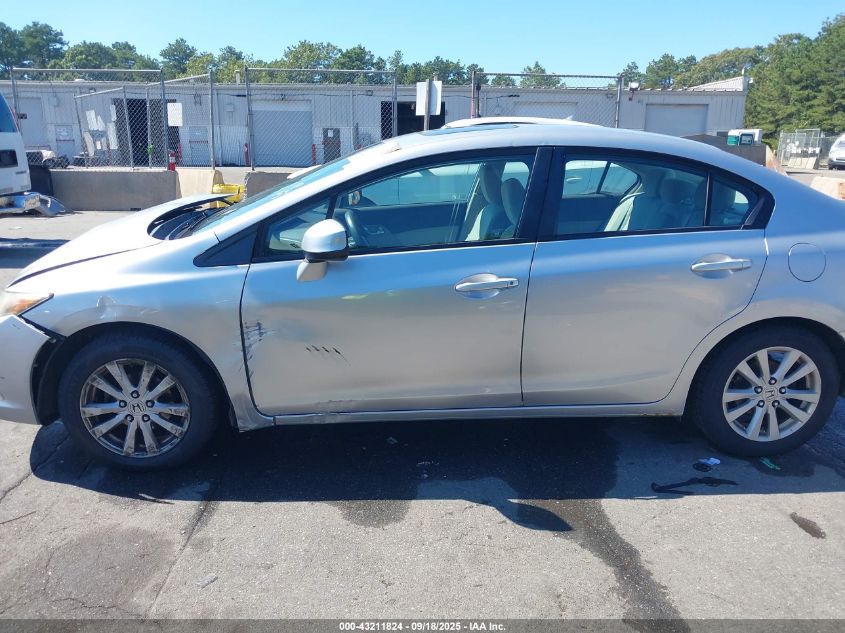 2012 Honda Civic Ex VIN: 2HGFB2F89CH304328 Lot: 43211824