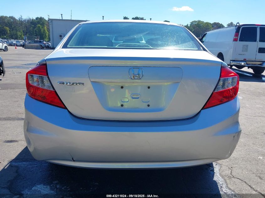 2012 Honda Civic Ex VIN: 2HGFB2F89CH304328 Lot: 43211824