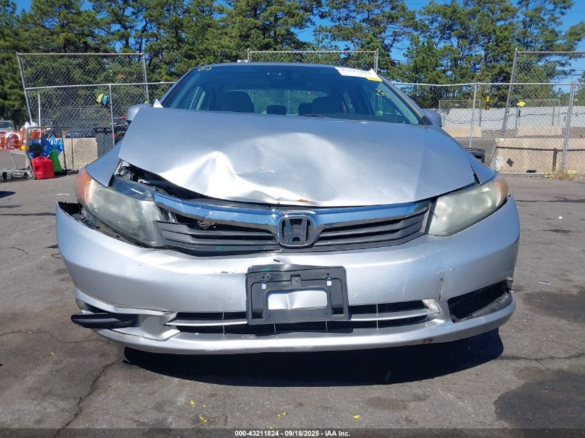 2012 Honda Civic Ex VIN: 2HGFB2F89CH304328 Lot: 43211824