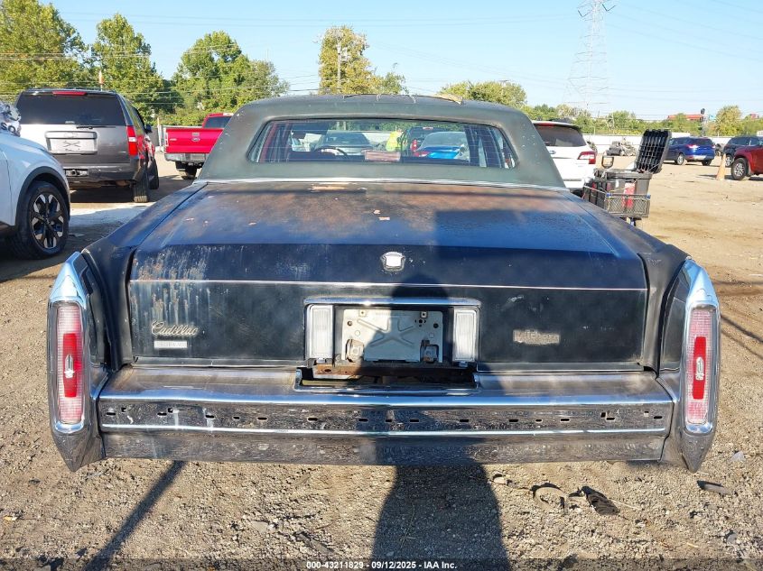 1990 Cadillac Brougham VIN: 1G6DW5470LR712998 Lot: 43211829