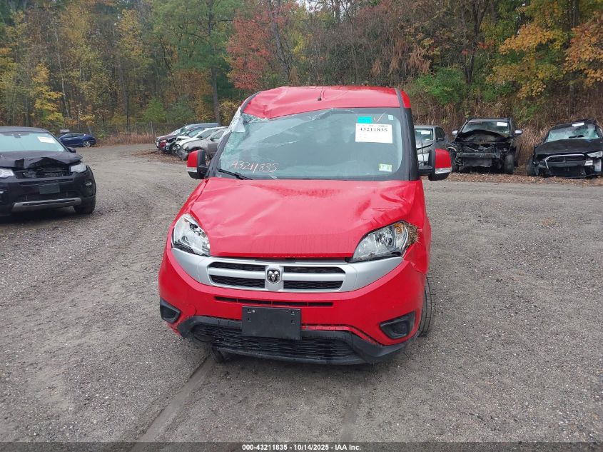 2016 Ram Promaster City Tradesman Slt VIN: ZFBERFBT1G6B05178 Lot: 43211835