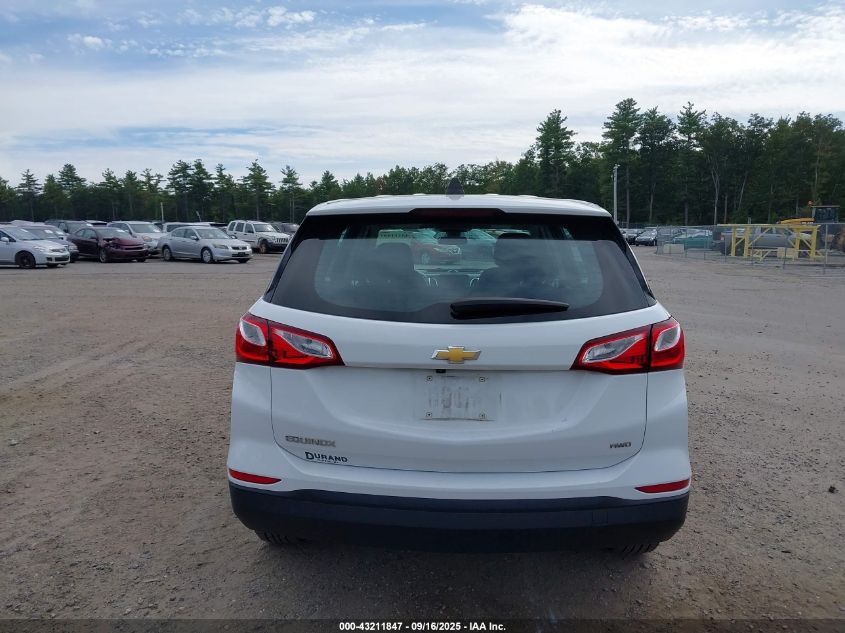 2020 Chevrolet Equinox Awd Ls VIN: 2GNAXSEV4L6124615 Lot: 43211847