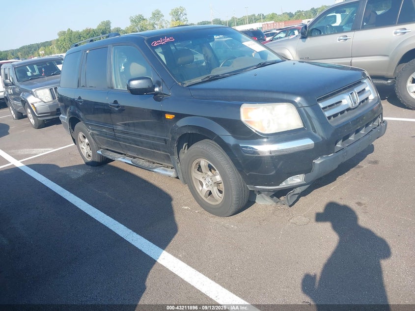 5FNYF18557B030646 2007 Honda Pilot Ex-L auction photo 1