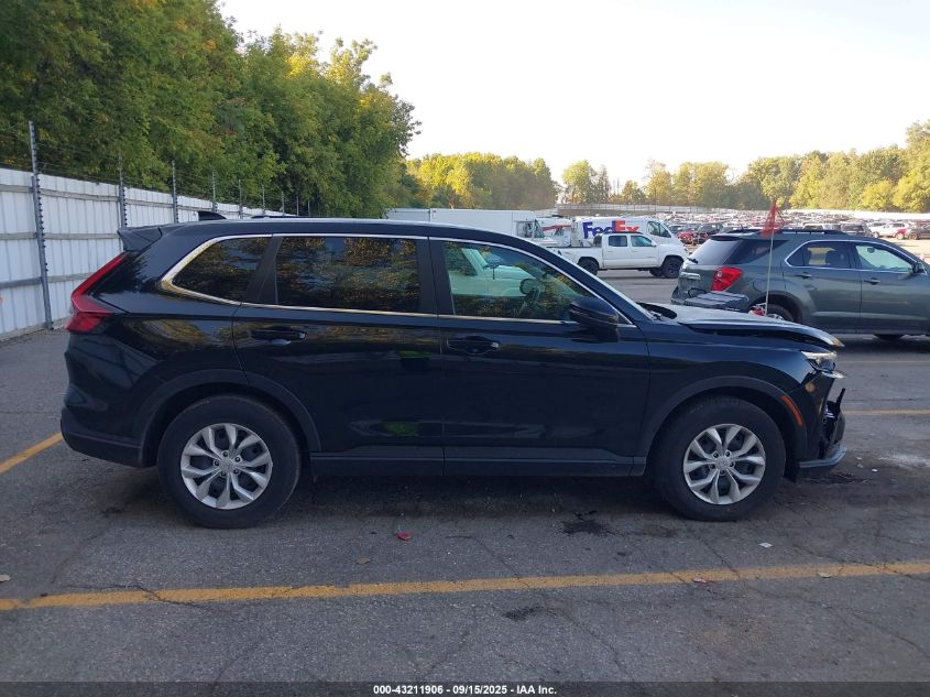 2025 Honda Cr-V Lx Awd VIN: 5J6RS4H2XSL009072 Lot: 43211906