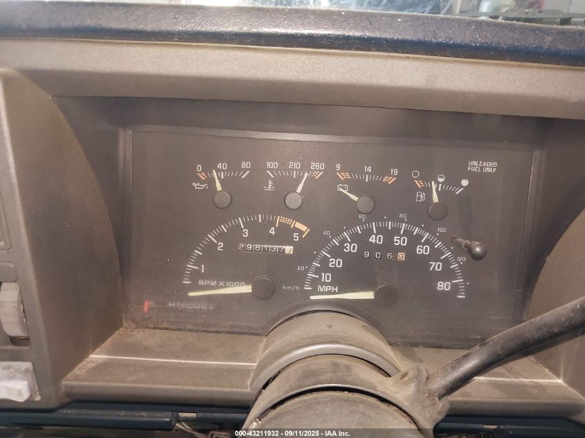 1994 Chevrolet Gmt-400 C1500 VIN: 2GCEC19K2R1212228 Lot: 43211932