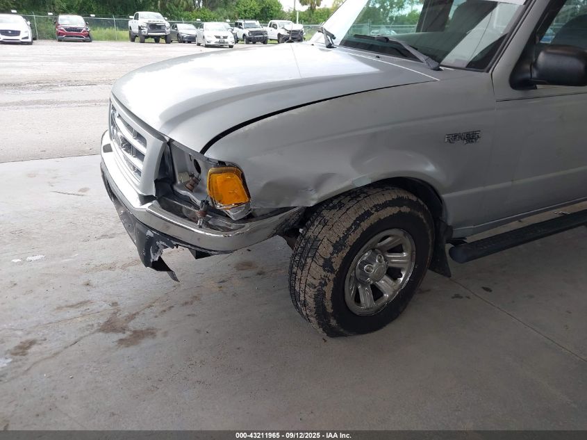 2002 Ford Ranger Xlt VIN: 1FTYR44E92PA35393 Lot: 43211965