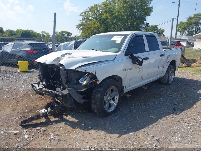 Vin: 1c6rd6kt4cs157701, lot: 43706460, ram 1500 st 20122