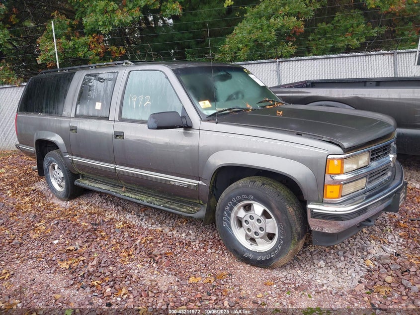 1999 Chevrolet Suburban 1500 Lt grey other gasoline 3GNFK16R9XG147947 photo #1