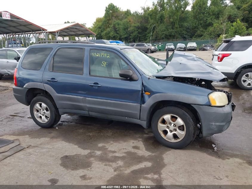 2001 Mazda Tribute Dx V6 VIN: 4F2YU06161KM60082 Lot: 43211982