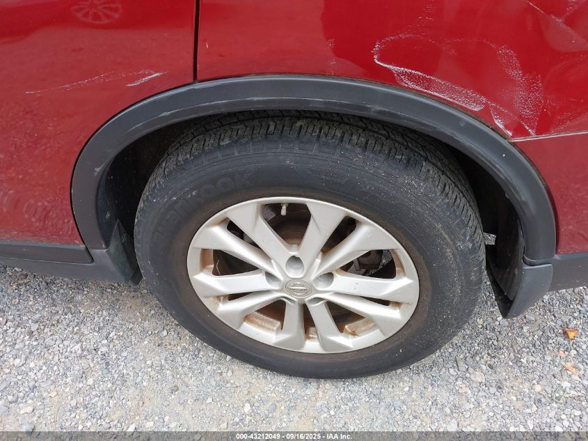 2015 Nissan Rogue Sv VIN: KNMAT2MV7FP554987 Lot: 43212049