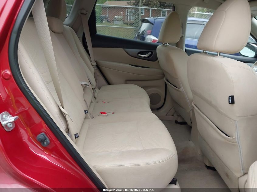 2015 Nissan Rogue Sv VIN: KNMAT2MV7FP554987 Lot: 43212049