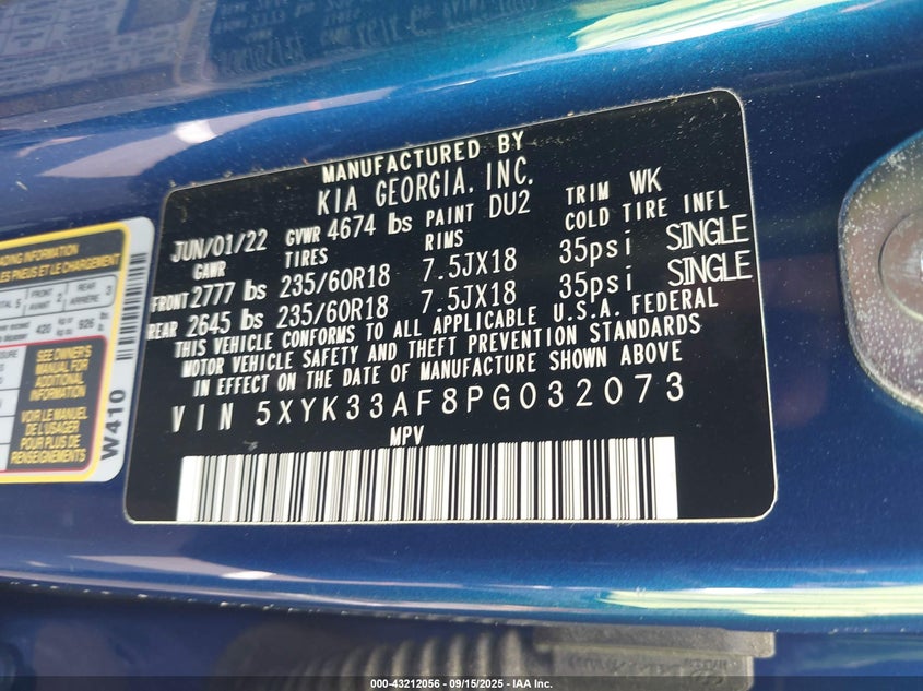 2023 KIA SPORTAGE EX - 5XYK33AF8PG032073