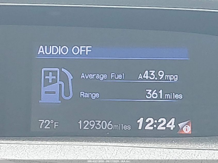 2012 Honda Civic Ex VIN: 2HGFG3B81CH523913 Lot: 43212095