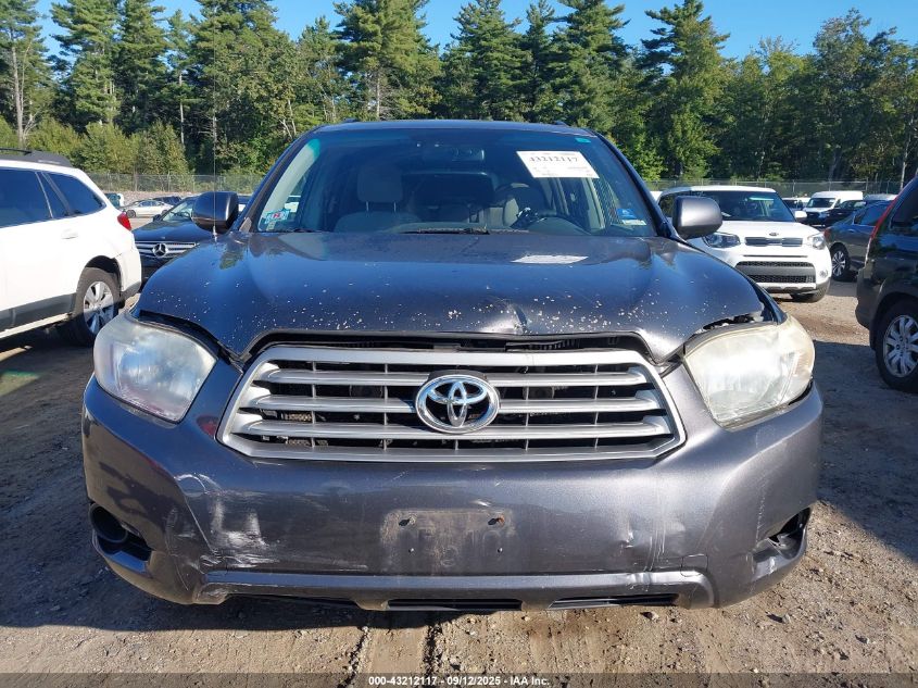 2008 Toyota Highlander VIN: JTEES41A382032130 Lot: 43212117
