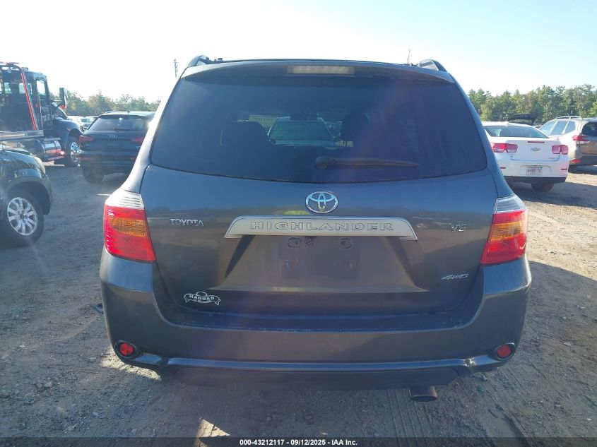 2008 Toyota Highlander VIN: JTEES41A382032130 Lot: 43212117