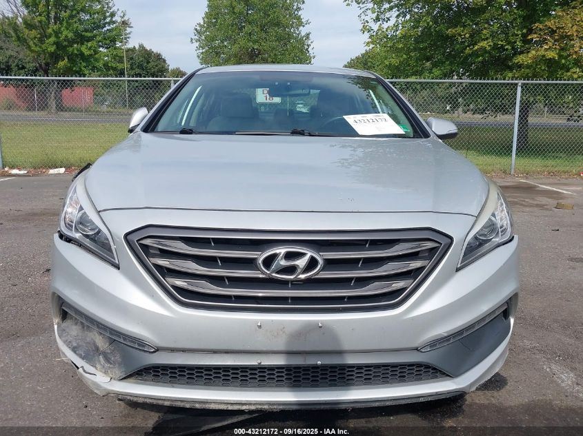 2017 Hyundai Sonata Sport VIN: 5NPE34AFXHH457825 Lot: 43212172