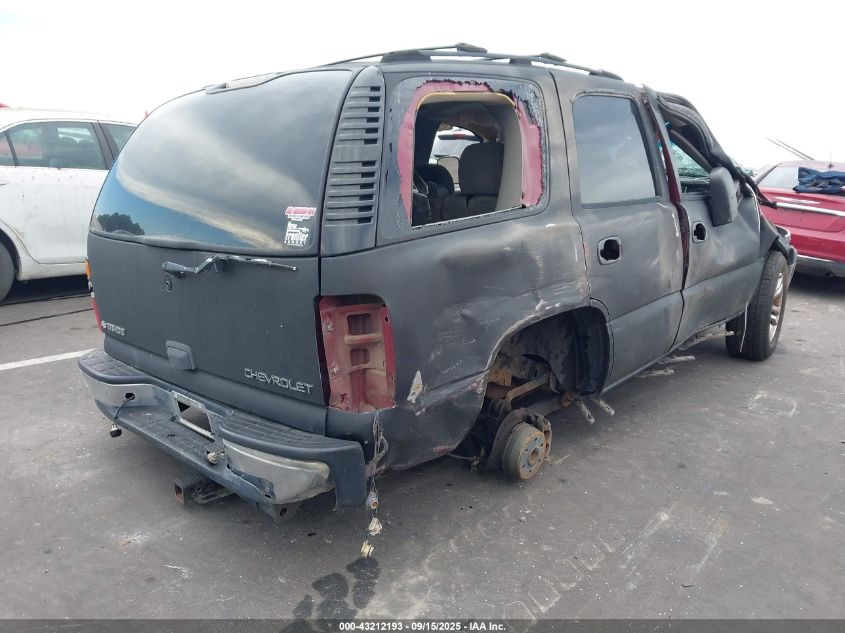 2004 Chevrolet Tahoe Ls VIN: 1GNEC13VX4J140803 Lot: 43212193