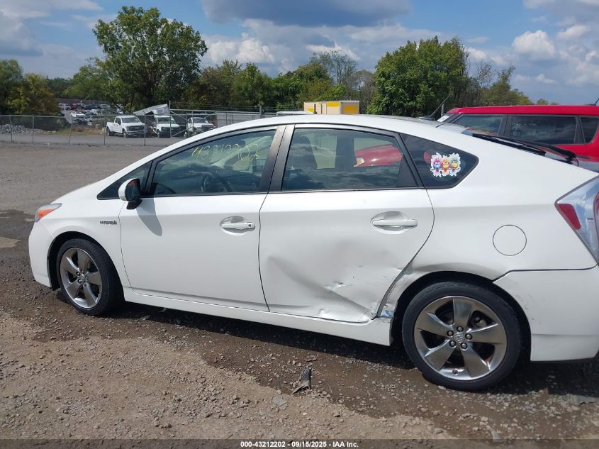 2013 Toyota Prius Three Se VIN: JTDKN3DU2D5607762 Lot: 43212202