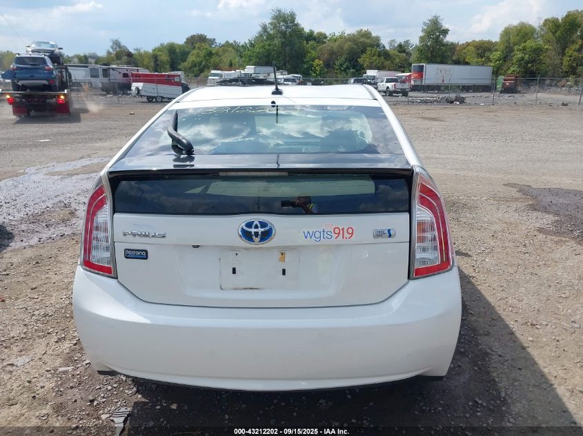 2013 Toyota Prius Three Se VIN: JTDKN3DU2D5607762 Lot: 43212202