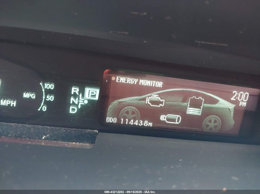 2013 Toyota Prius Three Se VIN: JTDKN3DU2D5607762 Lot: 43212202