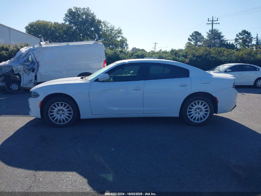 2022 Dodge Charger Police Awd VIN: 2C3CDXKG4NH190493 Lot: 43212234