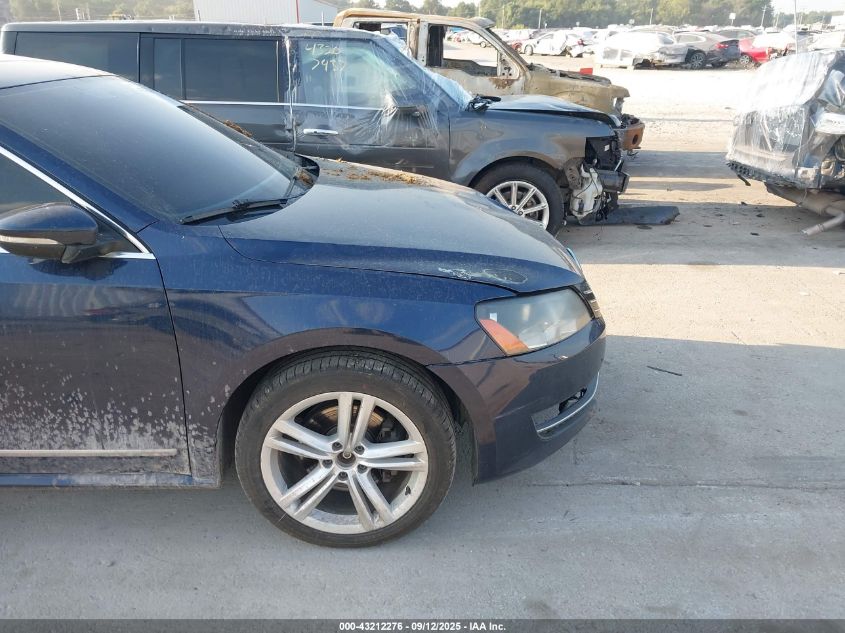 2012 Volkswagen Passat 2.0L Tdi Sel Premium VIN: 1VWCN7A31CC016661 Lot: 43212276