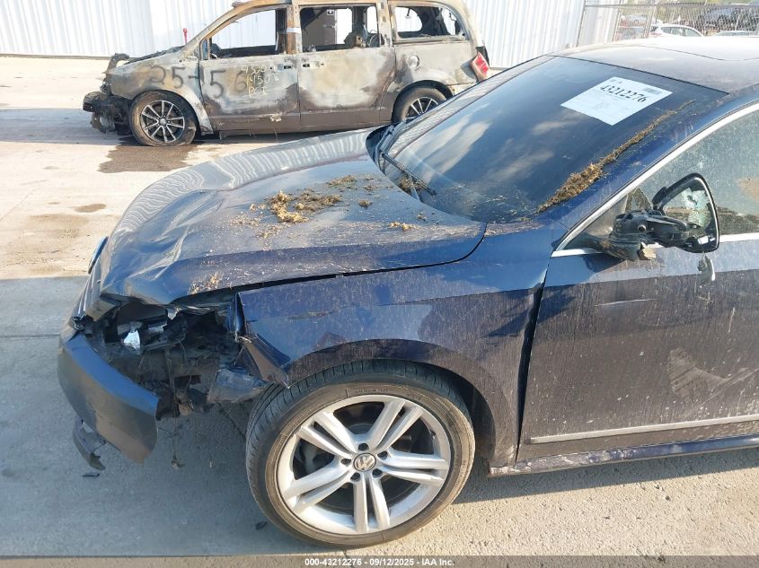 2012 Volkswagen Passat 2.0L Tdi Sel Premium VIN: 1VWCN7A31CC016661 Lot: 43212276