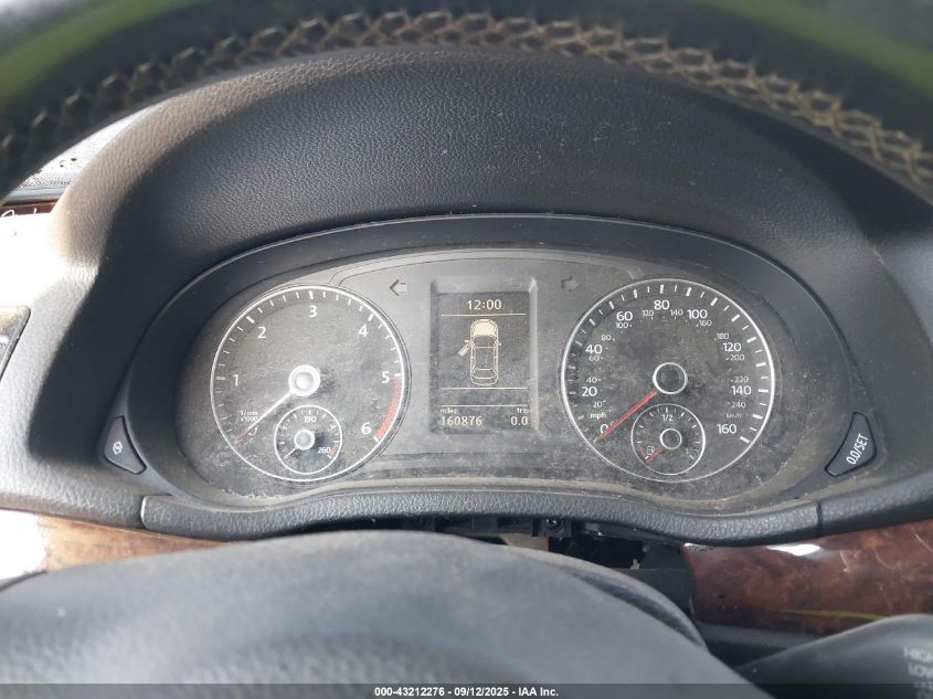 2012 Volkswagen Passat 2.0L Tdi Sel Premium VIN: 1VWCN7A31CC016661 Lot: 43212276