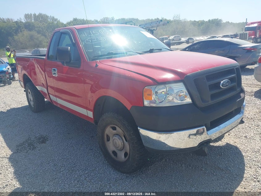 2005 Ford F-150 Fx4/Xl/Xlt red truck gasoline 1FTRF14565NA65236 photo #1